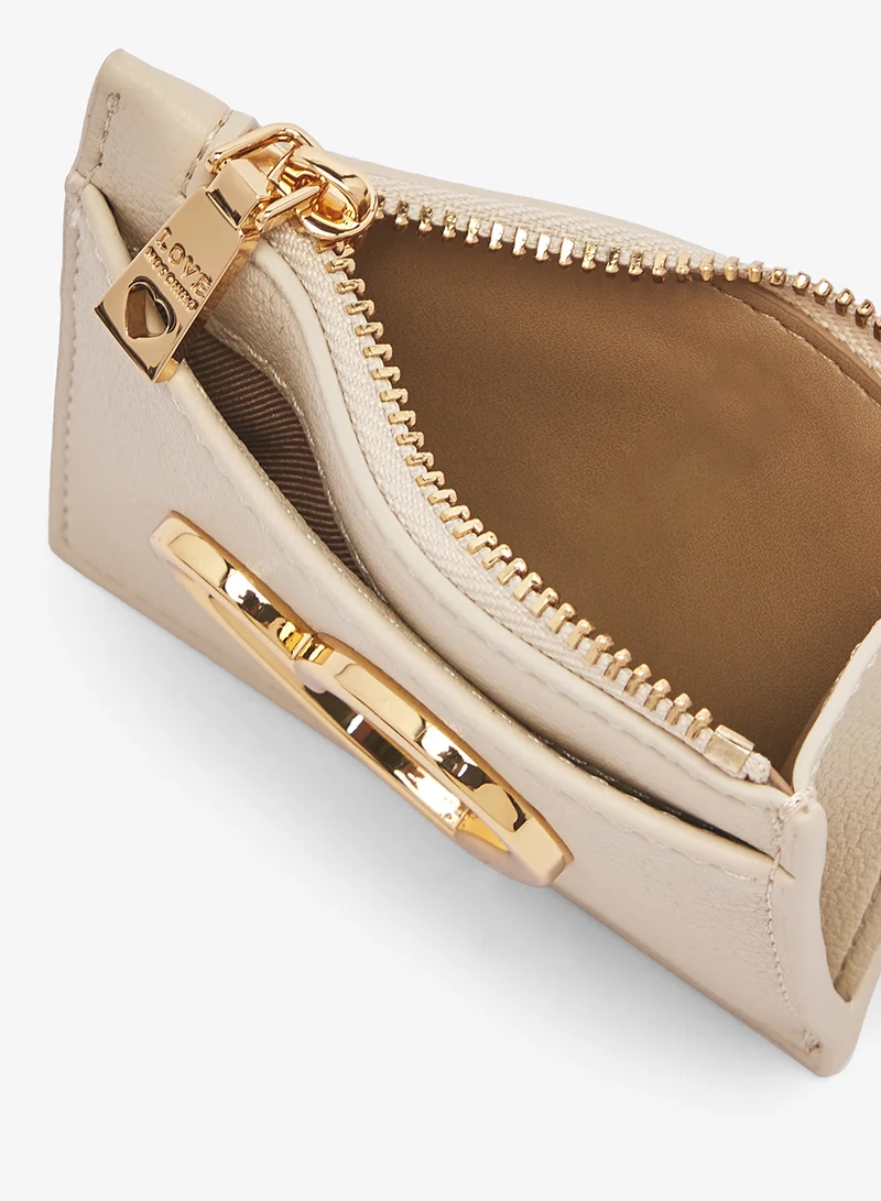 Love Moschino  Heart Turnlock PU Wallet for Women | Best Price UAE